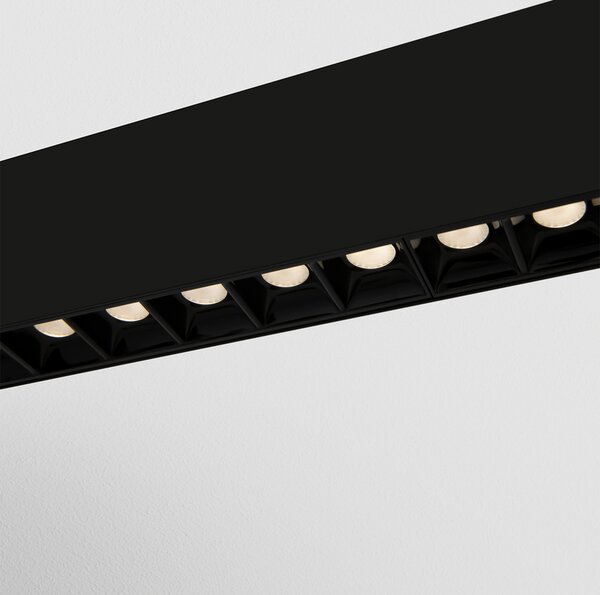 Lampadario A Sospensione Moderno Points Alluminio Nero Luce Led Integrato 40W