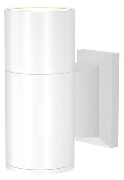Lampada Da Parete Moderna Da Esterno Alluminio Bianco Luce1Gu10 50W Ip54