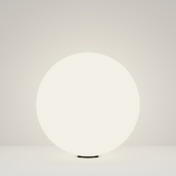 Lampada Da Terra Moderna Da Esterno Plastica Bianco 1 Luce E27 30W Ip54