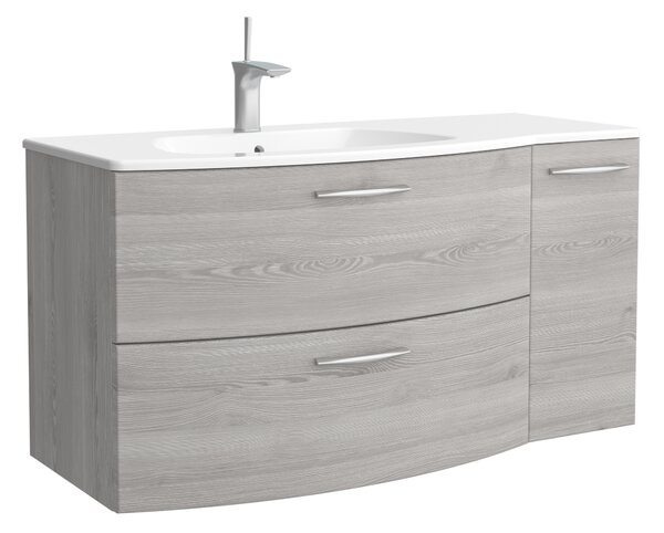 Set mobile da bagno con lavabo Juno pino bahia L 80 cm