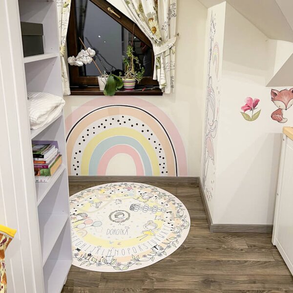 Arcobaleno con nome per le piccole principesse
