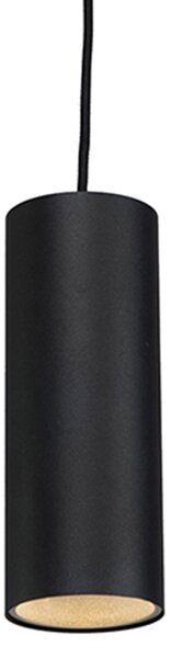 Lampada a sospensione di design nera - Tubo