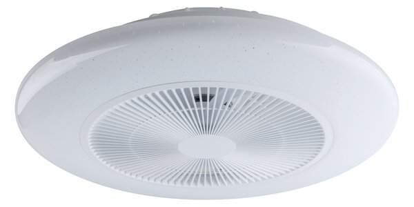 Ventilatore da soffitto LED integrato Ponente, bianco , con telecomando INTEC