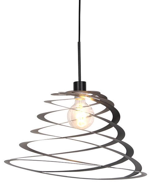 Lampada a sospensione design paralume spirale 50 cm - SCROLL