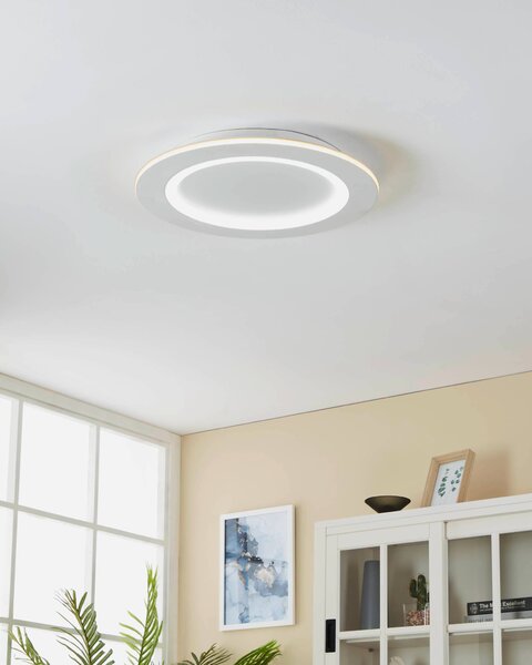 Lucide Lampada da soffitto piccola rotonda in alluminio con diffusore a led  dimmerabile Brice LED