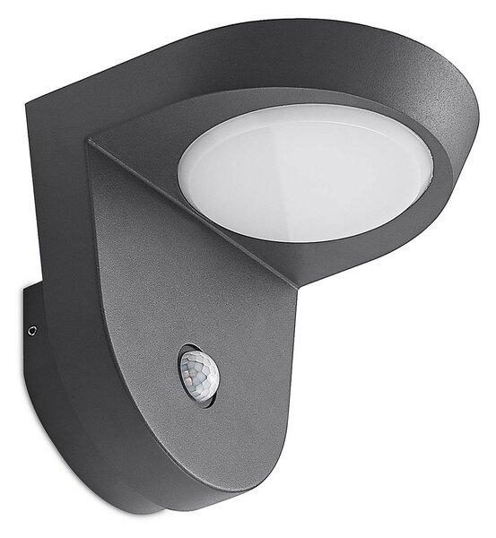 Lindby Jasiah applique LED solare 16 cm sensore