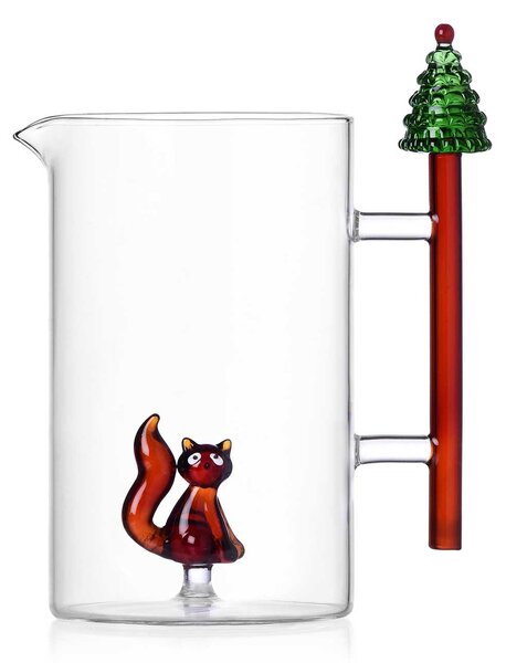 Ichendorf Brocca per acqua in vetro dal design moderno "Volpe&Wish Tree" - Woodland Tales