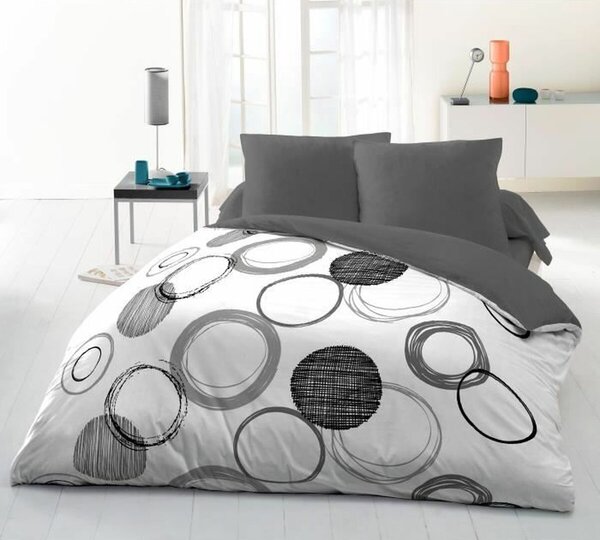 Copripiumino HOME LINGE PASSION Audace Grigio chiaro