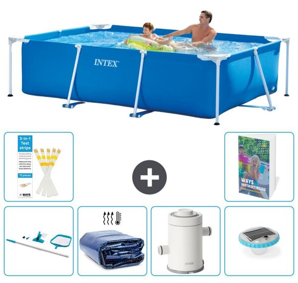 Piscina fuori terra rettangolare - 260x160x65 cm - composta da 5 elementi - modello S131