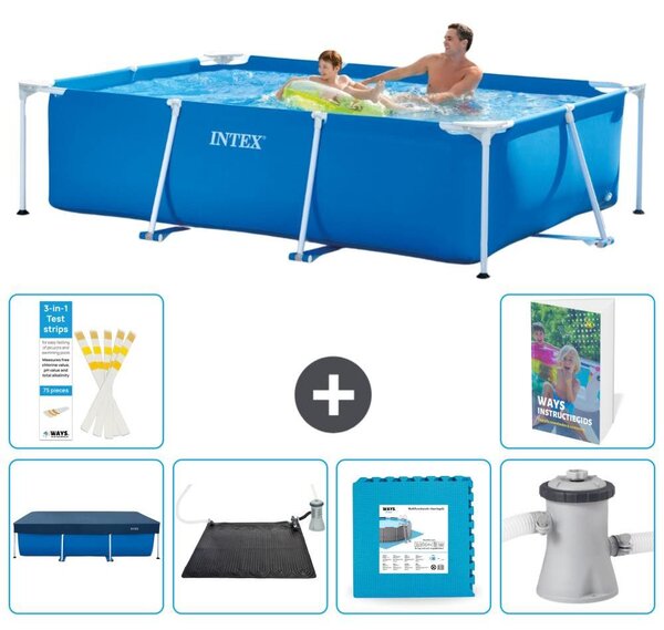 Piscina fuori terra rettangolare - 260x160x65 cm - composta da 5 elementi, modello S99