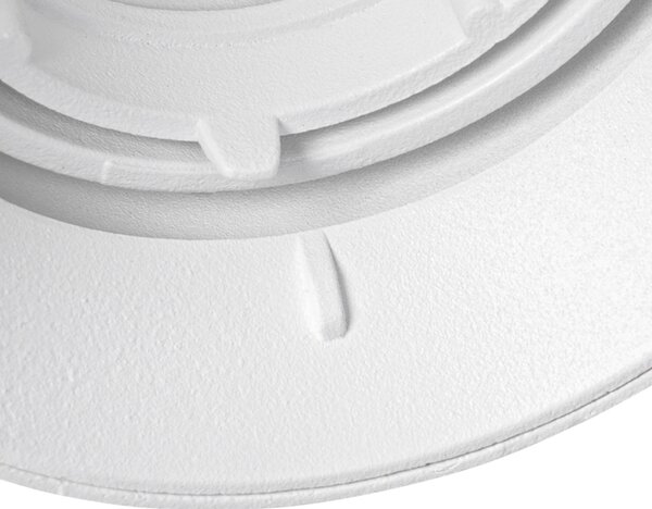 Faretto da incasso moderno bianco GU10 rotondo senza cornice - Oneon