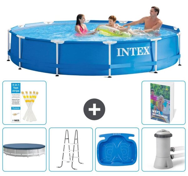 Piscina autoportante rettangolare - 366x76 cm - composta da 5 parti - modello S140