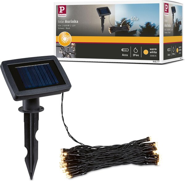 Catena luminosa solare Paulmann Aurinka