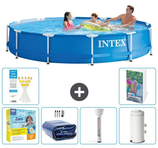 Piscina autoportante rettangolare - 366x76 cm - composta da 5 parti - modello S10
