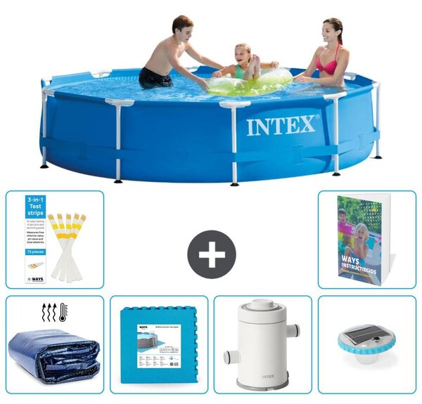 Piscina autoportante rettangolare - 305x76 cm - 5 pezzi - Modello S152
