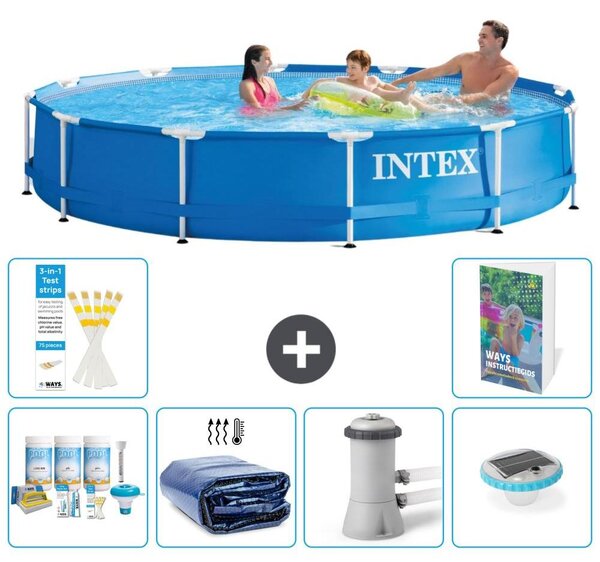 Piscina autoportante rettangolare - 366x76 cm - composta da 5 parti - modello S160