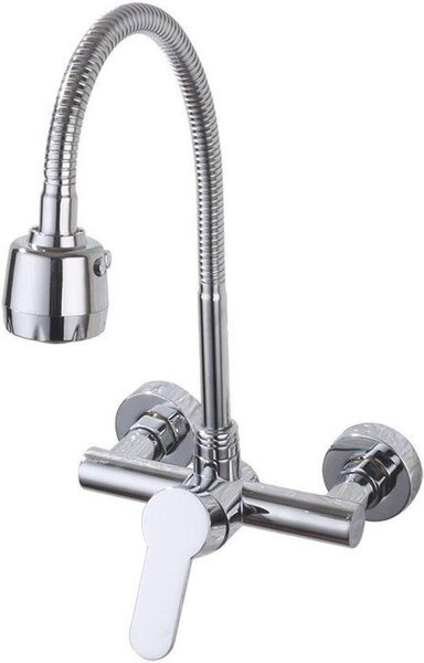 Rubinetto da cucina con doppia modalità di scarico dell'acqua e miscelatore monocomando