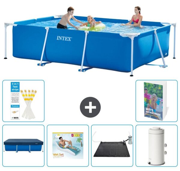 Piscina fuori terra rettangolare - 300x200x75 cm - Struttura in 5 parti, modello S70