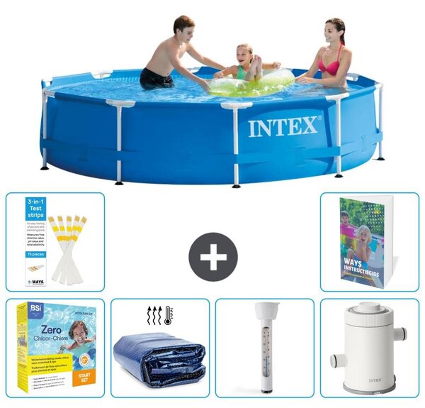 Piscina autoportante rettangolare - 305x76 cm - 5 pezzi - Modello S10