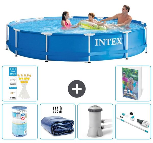 Piscina autoportante rettangolare - 366x76 cm - composta da 5 parti - modello S27