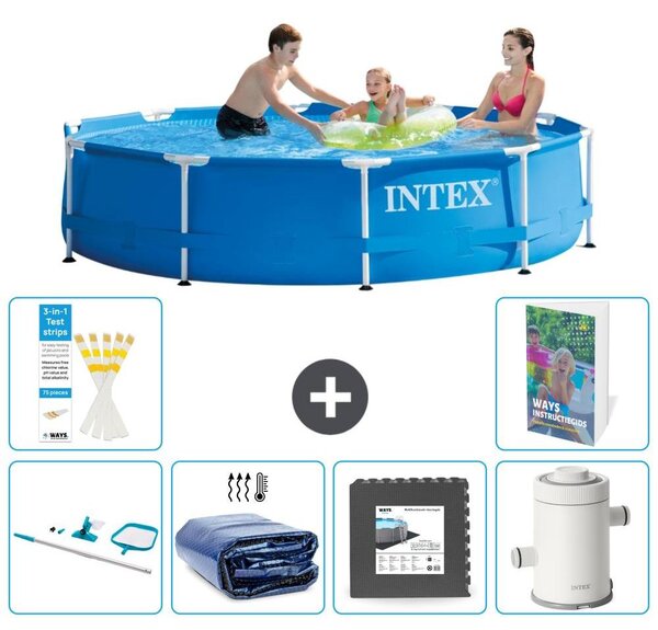 Piscina autoportante rettangolare - 305x76 cm - 5 pezzi - Modello S43
