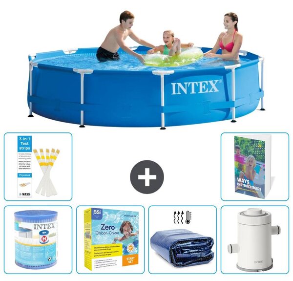 Piscina autoportante rettangolare - 305x76 cm - composta da 5 parti - modello S65