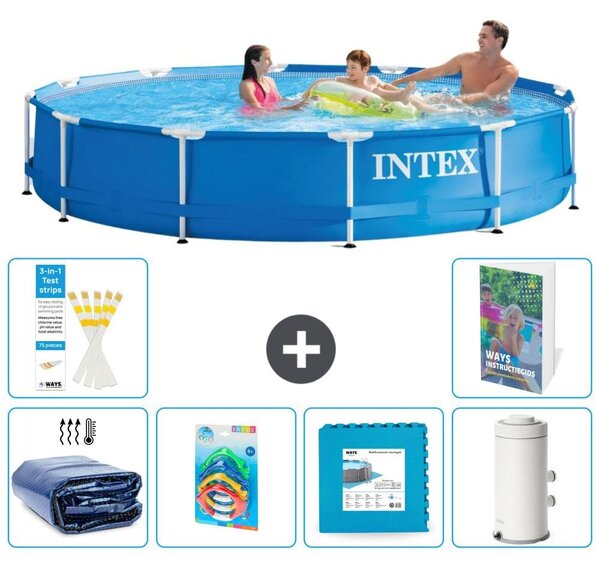 Piscina autoportante rettangolare - 366x76 cm - composta da 5 parti - modello S55