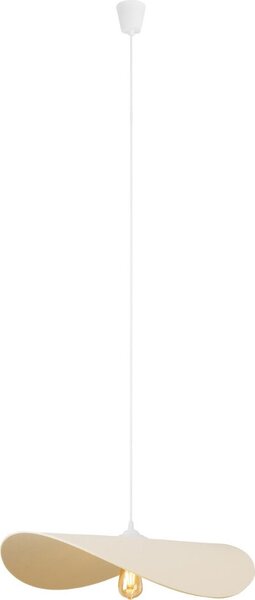 Lampada a sospensione PAN bianco crema 1xE27x15W in feltro, dimensioni: 155x60x60 cm, IP20, Maxlight