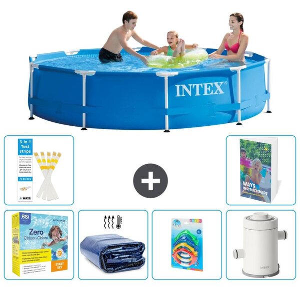 Piscina fuori terra a struttura - 305x76 cm - 5 pezzi - Modello S7