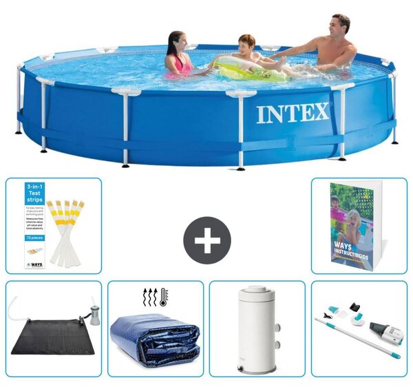 Piscina fuori terra a struttura - 366x76 cm - composta da 5 elementi - modello S78