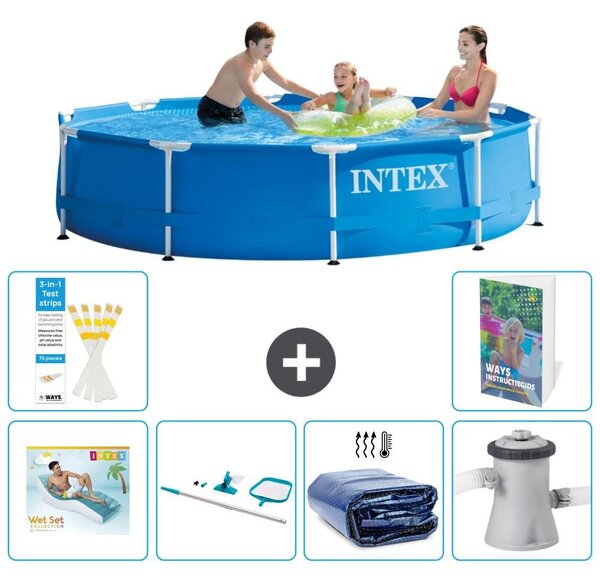 Piscina autoportante rettangolare - 305x76 cm - 5 pezzi - Modello S134