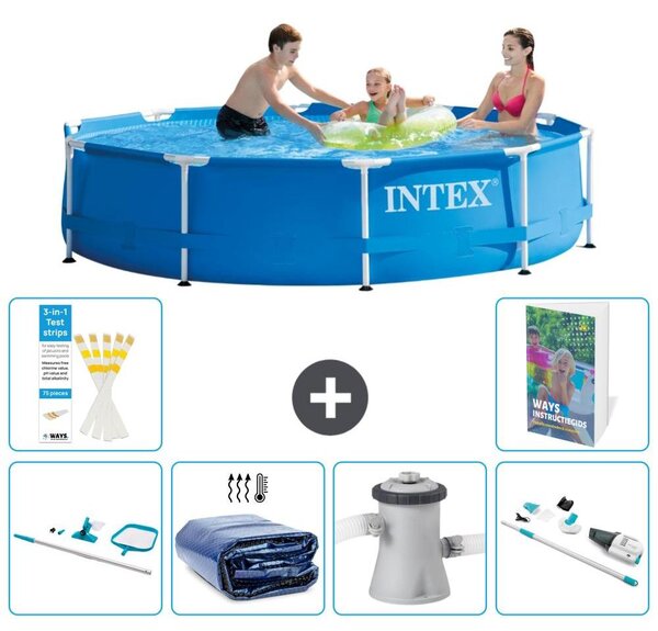 Piscina autoportante rettangolare - 305x76 cm - 5 pezzi - Modello S149