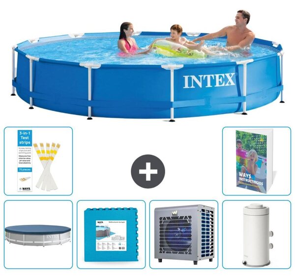 Piscina fuori terra a struttura - 366x76 cm - composta da 5 elementi - modello S116