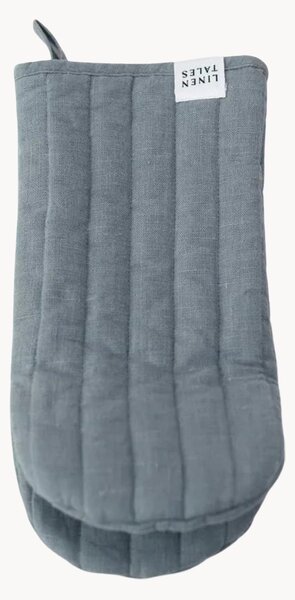 Presina in lino fatta a mano Blue Fog