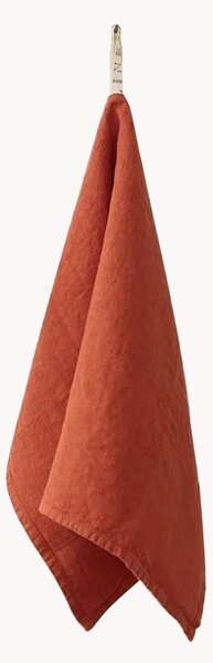 Strofinaccio in lino fatto a mano Baked Clay