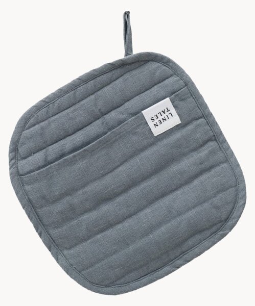 Presina in lino Blue Fog