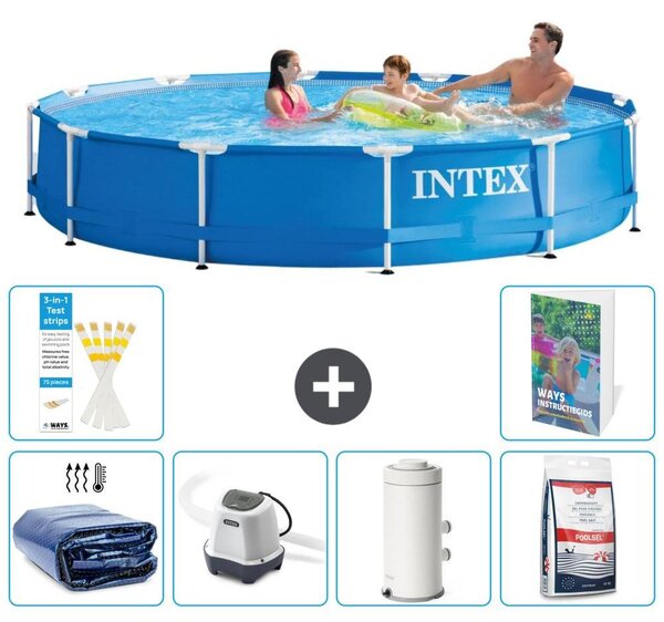 Piscina autoportante rettangolare - 366x76 cm - composta da 5 parti - modello S155