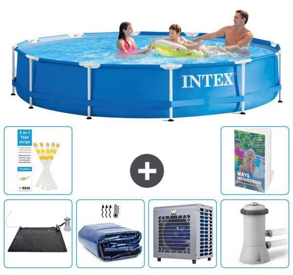 Piscina fuori terra a struttura - 366x76 cm - composta da 5 elementi - modello S42