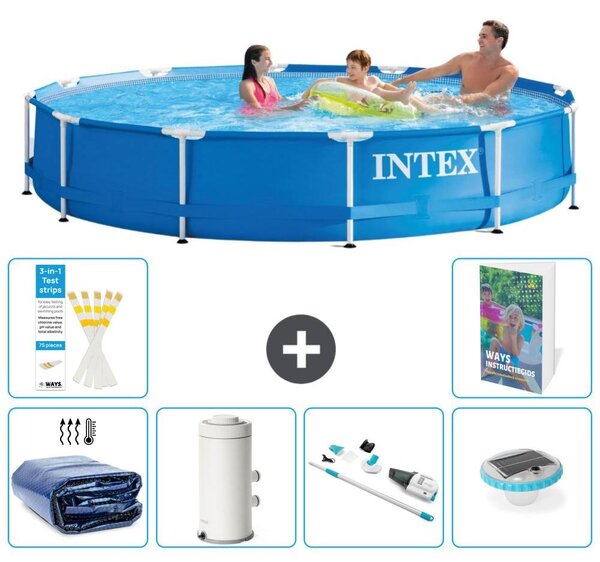 Piscina fuori terra a struttura - 366x76 cm - composta da 5 elementi - modello S30