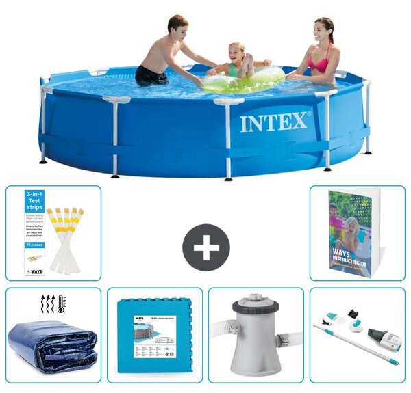 Piscina fuori terra a struttura - 305x76 cm - 5 pezzi - Modello S145