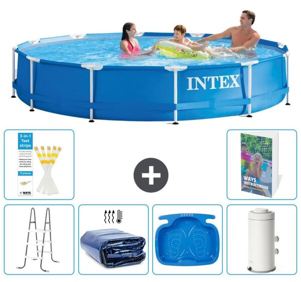 Piscina autoportante rettangolare - 366x76 cm - composta da 5 parti - modello S144