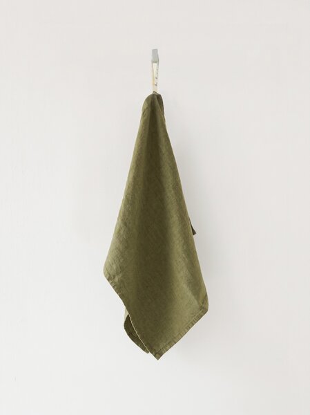 Strofinaccio in lino Martini Olive