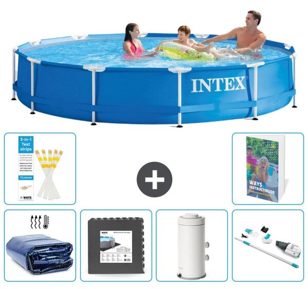 Piscina autoportante rettangolare - 366x76 cm - composta da 5 parti - modello S141