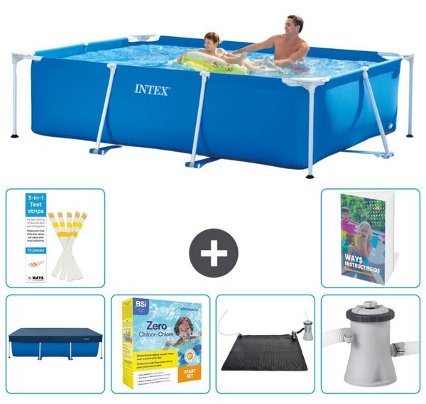 Piscina fuori terra rettangolare - 260x160x65 cm - composta da 5 elementi, modello S60