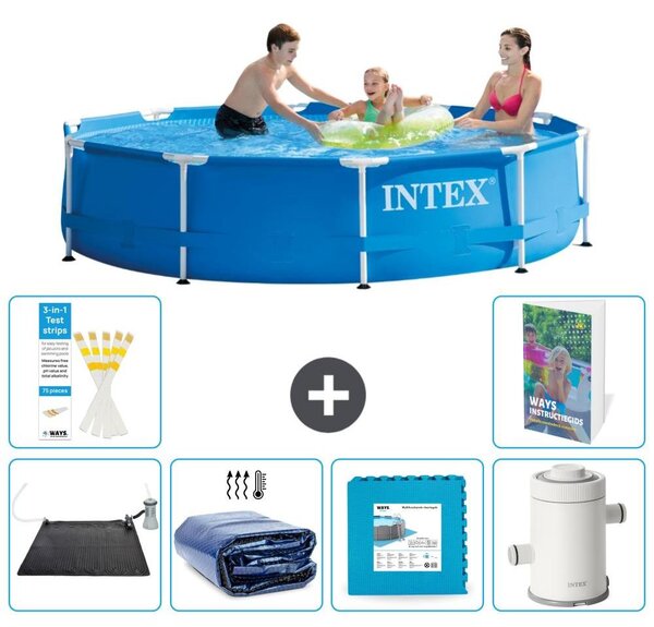 Piscina autoportante rettangolare - 305x76 cm - 5 pezzi - Modello S166