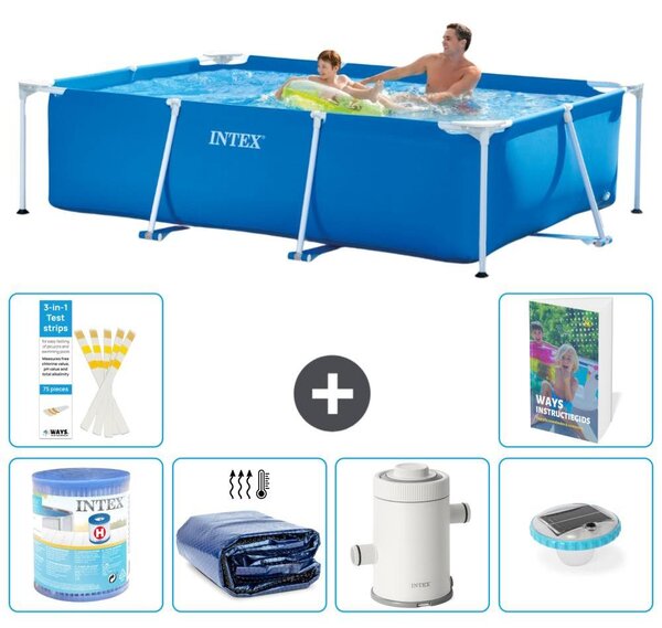 Piscina fuori terra rettangolare - 260x160x65 cm - 5 pezzi - Modello S101