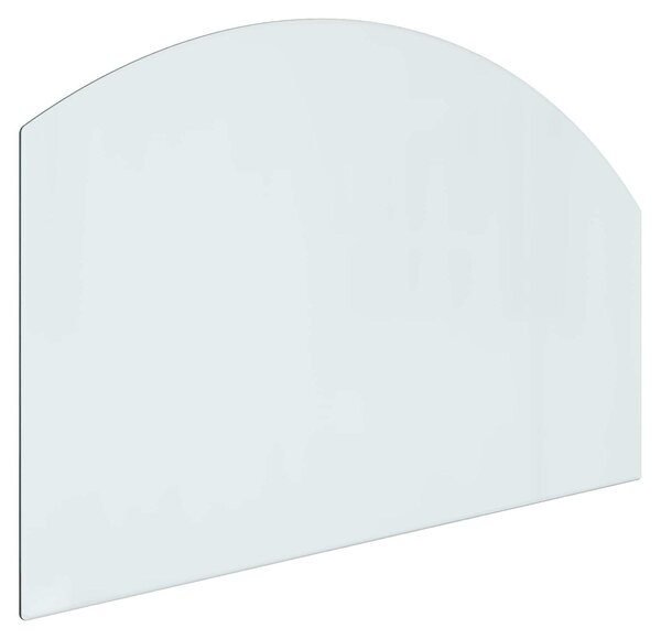 Piastra in vetro per camino Trasparente 80 x 50 cm Vetro