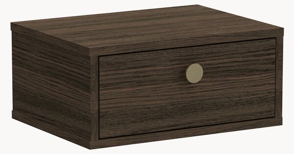 Comodino da parete in legno Monfort