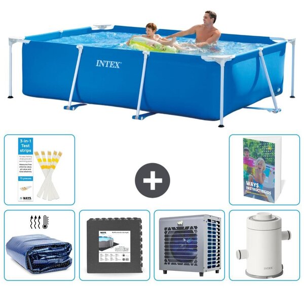 Piscina fuori terra rettangolare - 260x160x65 cm - composta da 5 elementi, modello S16