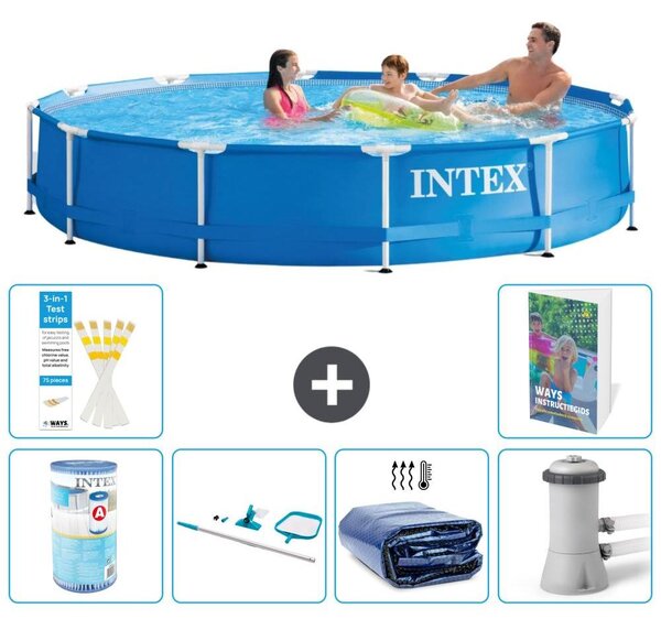 Piscina fuori terra a struttura - 366x76 cm - composta da 5 elementi - Modello S20